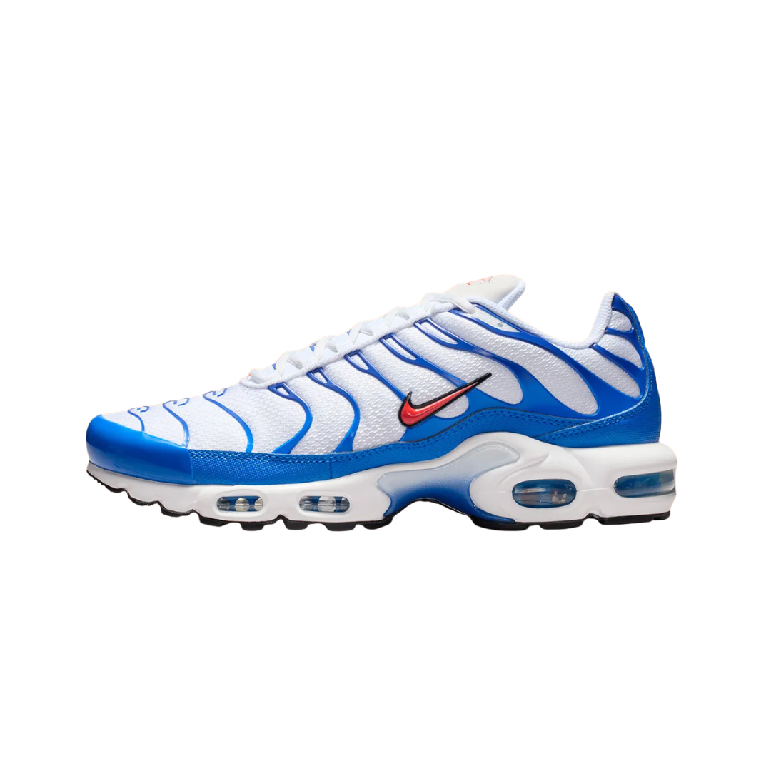 Nike Air Max TN “White” and “Signal Blue”